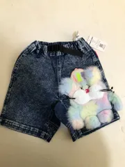 コ　harapeko paint（ハラペコペイント）デニムパンツ　100cm・120cm【新品】