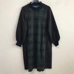 &LOVE　アンドラブ　ワンピース　ネイビー　L　訳あり　コのサムネイル