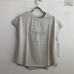 Style Ravie スタイルラヴィー　ビジュー付き　カットソー　Tシャツ　トップス　 ベージュ　7号　9号　11号　13号　15号