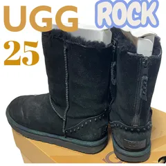 【新品】UGG　アグ　 ムートンブーツ　ブラック25㎝ 2026年最新】uggブーツ25の人気アイテム - メルカリ