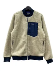 パタゴニア Patagonia 19AW Retro-X BOMBER Jacket レトロ ボマー ジャケット ジップアップ ボア アウトドア アウター 薄茶 22830FA19 ジャケット ロゴ ベージュ Mサイズ 104MT-2686