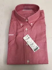 31618コ　Maker’s Shirt 鎌倉シャツ　半袖　シャツ　ピンク　チェック　M　LF2009　アウトレットのサムネイル