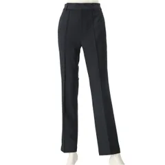 コ Oh My Tailor プレミアムジョーゼット ザ ストレートパンツ ネイビー M／LL