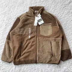 新品未使用タグ付き ユニクロ UNIQLO コンビネーションフリースジャケット  Engineered Garments 3XL ベージュ 1684