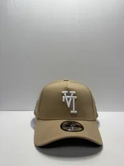 Newera ロサンゼルスドジャース 60thアニバーサリー リバースロゴ 9forty A-FRAME スナップバックキャップ ベージュカラー