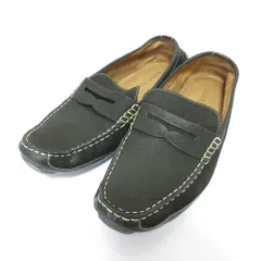 美品 COLE HAAN コールハーン ワイアット ペニー ドライバー レザー ドライビングシューズ ローファー C31488 8.5M 26.0cm相当 ブラック メンズ 古着 中古 USED