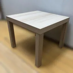 美品 IKEA LACK ラック ローテーブル 正方形 55cm ナチュラル 木目調 北欧 シンプル センターテーブル サイドテーブル 一人暮らし　260126-1