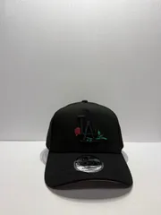Newera ロサンゼルスドジャース 60thアニバーサリー ローズ刺繍 9forty A-FRAME スナップバックキャップ ブラックカラー