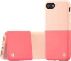 I148316 campino iPhone SE 3 第3世代 第2世代 iPhone 8 / 7 ケース OLE stand ーU スタンド機能 耐衝撃 レンズ保護 背面 フラット 動画 マット ライト ピンク × ローズ レッド