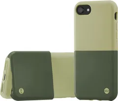 B648309 campino iPhone SE 3 第3世代 第2世代 iPhone 8 / 7 ケース OLE stand ーU スタンド機能 耐衝撃 レンズ保護 背面 フラット 動画 マット グリーン フロス × アンティーク グリーン 緑