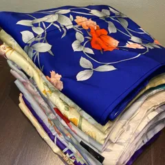 【まとめ売り】正絹訪問着14枚 リメイク素材　ハンドメイド向け