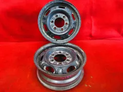 スチール ホイール 2本 日産 キャラバン NV350 純正 15×5.5J 6穴 PCD 139.7 +45 ハブ径 100◆ 52810Hのサムネイル