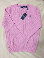 Polo Ralph Lauren ケーブル ニット　セーター　М　ピンク