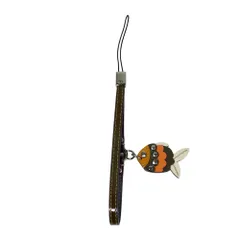 美品 PRADA プラダ TRICK FISH ストラップ キーホルダー 箱付き カーキ レディース 古着 中古 USED