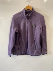 ピA376⚫︎L.L.Bean⚫︎エルエルビーン⚫︎アウター⚫︎フリース⚫︎フルジップアップ⚫︎ジャケット⚫︎裏起毛⚫︎アウトドア⚫︎sizeL⚫︎紫