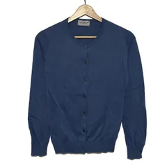JOHN SMEDLEY(ジョンスメドレー) カーディガン サイズS レディース - ブルーグレー 長袖