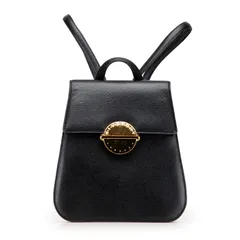 ジバンシー ロゴ リュック バックパック ブラック ゴールド レザー レディース Givenchy【240-29385】のサムネイル