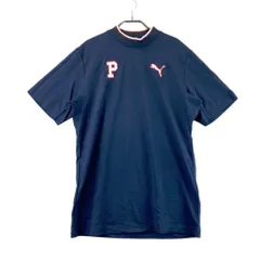 サイズ：XL PUMA GOLF プーマゴルフ  ハイネック半袖Tシャツ  ネイビー系 [240101530926] ゴルフウェア メンズ ストスト