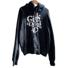 新品未使用L】Girls Don't Cry ブラックパーカー - メルカリ