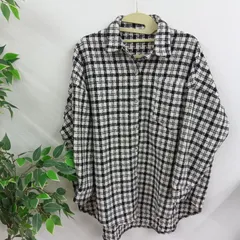 GRL チェック柄　長袖シャツ　Fサイズ