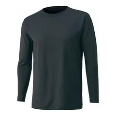 BO8661J 1900 野球 ジュニア クルーネック 長袖 　裏起毛　アンダーシャツ ブラック