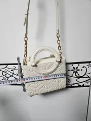 ジルスチュアート 白 キルティング トートバッグ チェーンバッグ