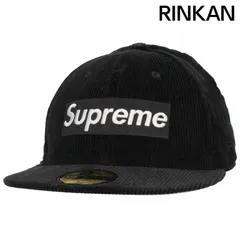 シュプリーム ×ニューエラ New Era  15AW  NEW ERA Corduroy Box Logo Cap ボックスロゴコーデュロイベースボールキャップ メンズ 7.5