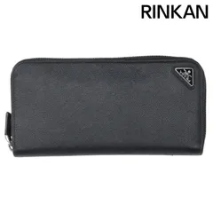 プラダ トライアングルロゴサフィアーノレザー財布 メンズ