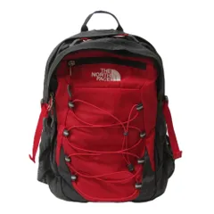 THE NORTH FACE ノースフェイス BOREALIS ボレアリス ナイロン バックパック リュック デイパック レッド×ダークグレー メンズ レディース 古着 中古 USED
