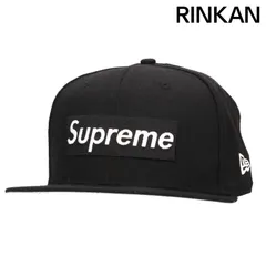 シュプリーム ×ニューエラ New Era  R.I.P Box Logo New Era Cap ボックスロゴベースボールキャップ メンズ 7.375