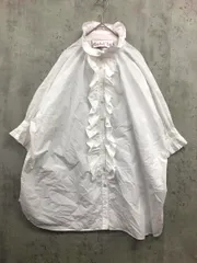 UNITED ARROWS ユナイテッドアローズ dahl'ia ダリア フリル シャツ sizeF/白 ■■◎レディース