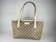 【USED/A】GUCCIグッチ GG PVC ハンドバッグ