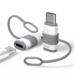 Seninhi ライトニング タイプc 変換アダプタ 【2個セット】 lightning usb-c 変換アダプタ typec (オス) lightning (メス) 変換 ライトニングからタイプc 変換 データ転送 充電対応 (イヤホン対応不可)  ...