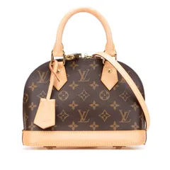 ルイ ヴィトン モノグラム アルマBB ハンドバッグ ショルダーバッグ 2WAY M53152 ブラウン PVC レザー レディース LOUIS VUITTON【1-0217062】