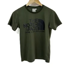 THE NORTH FACE(ノースフェイス) 半袖Tシャツ サイズM レディース - カーキ×黒 クルーネック