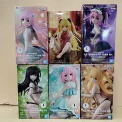 【D28507】未開封 To LOVEる-とらぶる-ダークネス フィギュア ララ モモ ナナ 金色の闇 古手川唯 Desktop Cute GLITTER&GLAMOURS ６点まとめ売り