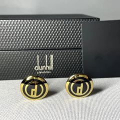 ダンヒル dunhill カフリンクス ゴールド ADロゴ 刻印 サークル - メルカリ