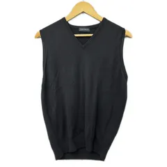 JOHN SMEDLEY(ジョンスメドレー) ベスト サイズM メンズ美品  - 黒のサムネイル