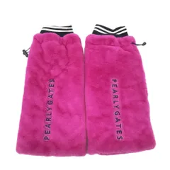 PEARLY GATES パーリーゲイツ  ボア レッグウォーマー  ピンク系  [240101616960] ゴルフウェア ストスト