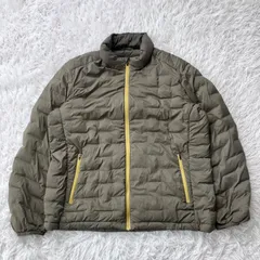 状態良 ドゥクラッセ 中綿ジャケット アウター ジップアップ 2XL 古着  カーキ 1773