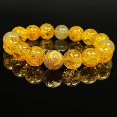 最強金運数珠 12ミリ 金彫皇帝龍 龍紋石 ドラゴンアゲート シトリンクラック ゴールド ルチルクォーツ ブレス 相性抜群 天然石 パワーストーン 開運 結婚記念日 誕生石 ギフト ryub20 / 魔除け 運気向上 高品質 / 京海堂 天然石の卸　京の蔵