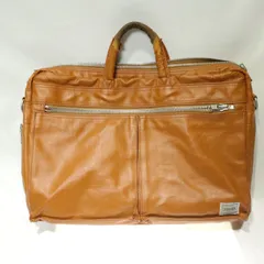 【ジャンク/現状渡し】PORTER/ポーター/吉田かばん ブラウンレザー ビジネスバッグ