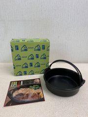 【フォロー割対象商品】南部鉄器　盛栄堂　すき焼き鍋　20㌢