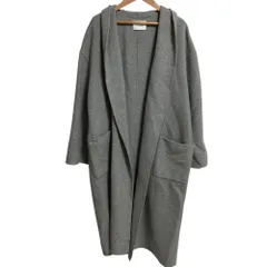 美品 BEAUTY ＆ YOUTH UNITED ARROWS ビューティーアンドユース ユナイテッドアローズ ウールリバーコート グレー レディース 古着 中古 USED