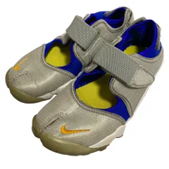 良品 NIKE ナイキ WMNS AIR RIFT ウィメンズ エア リフト スニーカー サンダル CJ7552-061 24cm シルバー レディース 古着 中古 USED