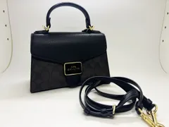 COACH コーチ ペッパー サッチェル シグネチャー キャンバス C7226 2WAY ハンドバッグ ショルダーバッグ M510