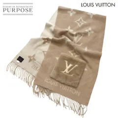 未使用 展示品 ルイ ヴィトン LOUIS VUITTON マフラー コールド レイキャビック カシミヤ 100% ベージュ M74354 90309230