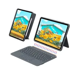 【業界革新版】Ewin iPad A16 11世代/10世代 キーボード付きケース 軽量 460g 標準JIS日本語配列 iPad Air M3/M2 第4/5世代 10.9/11インチ iPad Pro 11インチ 第1/2/3/4世代対応 逆L型 ...