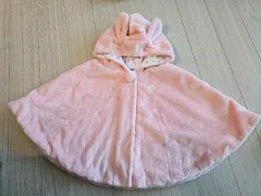 ミッキーハウス ピンク ケープ 70-80 傷なし