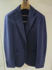 リングジャケット ブリッラ BEAMS クリームワッフル ダークネイビー フランネル スポーツコート